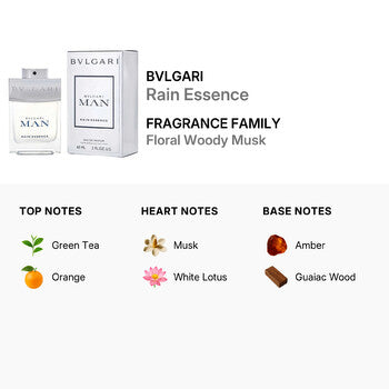 Bvlgari Men's Rain Essence EDP 2.0 oz (Wholesale) - Luxurious Fragrance Available Online in Hong Kong & China