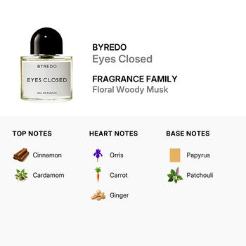 Byredo Unisex Eyes Closed EDP Spray 3.4 oz - Luxurious Fragrance Available Online in Hong Kong & China