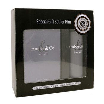 C Classic Men's Amber & Co Gift Set - Luxurious Fragrance Available Online in Hong Kong & China