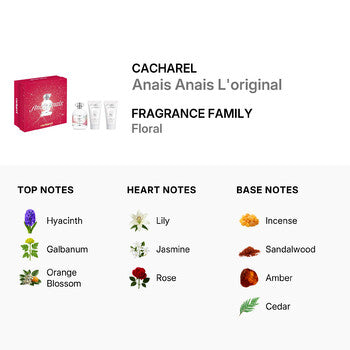 Cacharel Ladies Anais Anais L'original Gift Set Fragrances (Wholesale) - Luxurious Fragrance Available Online in Hong Kong & China
