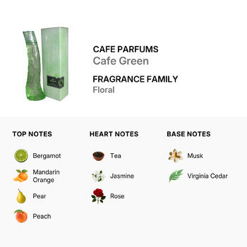 Cafe Parfums Ladies Cafe Green EDT Spray 3.4 oz Fragrances (Wholesale) - Luxurious Fragrance Available Online in Hong Kong & China
