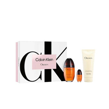 Calvin Klein Ladies Obsession Gift Set Bath & Body - Luxurious Fragrance Available Online in Hong Kong & China