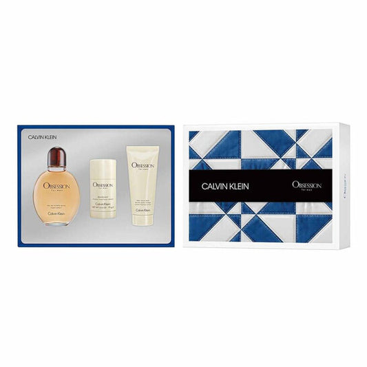 Calvin Klein Men's Obsession 3 Piece Set For Men's Gift Set Fragrances - Luxurious Fragrance Available Online in Hong Kong & China