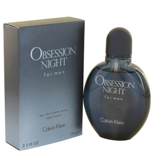 Calvin Klein Men's Obsession Night EDT Spray 2.5 oz Fragrances  - Luxurious Fragrance Available Online in Hong Kong & China