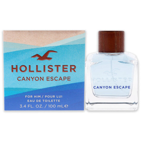 Hollister Canyon Escape by Hollister for Men - 3.4 oz EDT Spray - Luxurious Fragrance Available Online in Hong Kong & China