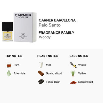 Carner Barcelona Unisex Palo Santo EDP Spray 3.4 oz Fragrances (Wholesale) - Luxurious Fragrance Available Online in Hong Kong & China