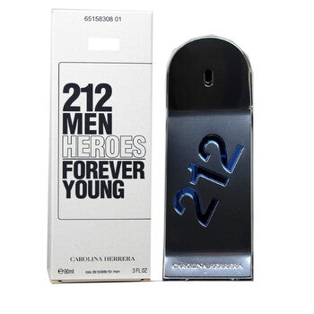 Carolina Herrera Men's 212 Heroes Forever Young EDT Spray 3.04 oz (Tester) (Wholesale) - Luxurious Fragrance Available Online in Hong Kong & China