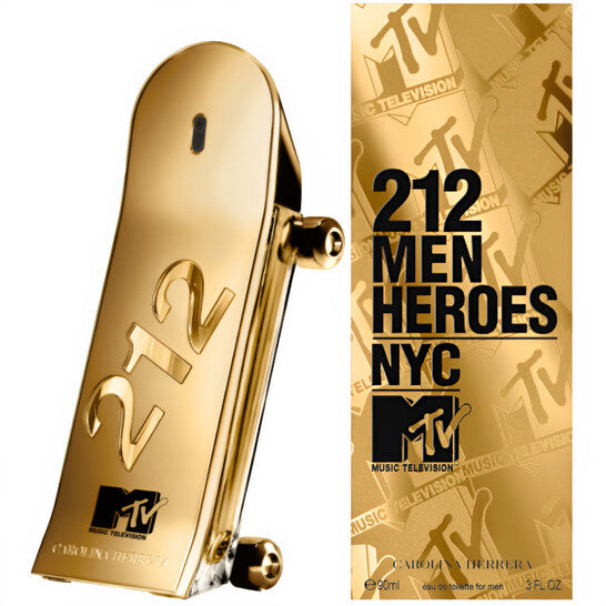 Carolina Herrera Men's 212 Heroes Mtv EDT Spray 3 oz - Luxurious Fragrance Available Online in Hong Kong & China