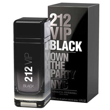 Carolina Herrera Men's 212 VIP Black EDP Spray 6.8 oz (200 ml) - Luxurious Fragrance Available Online in Hong Kong & China