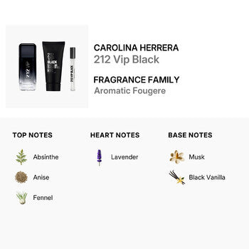 Carolina Herrera Men's 212 Vip Black Gift Set - Luxurious Fragrance Available Online in Hong Kong & China
