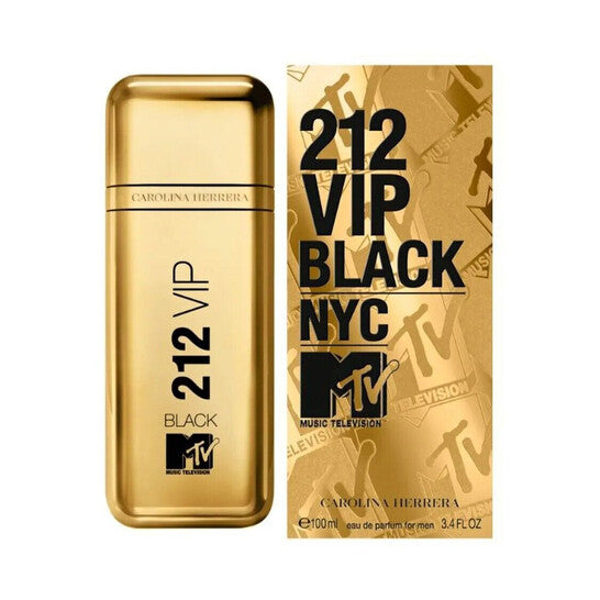 Carolina Herrera Men's 212 Vip Black Mtv EDP Spray 3.4 oz Fragrances - Luxurious Fragrance Available Online in Hong Kong & China