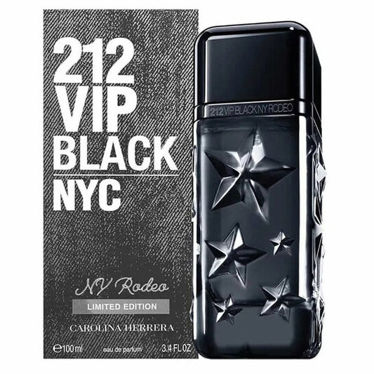 Carolina Herrera Men's 212 Vip Black NY Rodeo EDP Spray 3.4 oz Fragrances - Luxurious Fragrance Available Online in Hong Kong & China