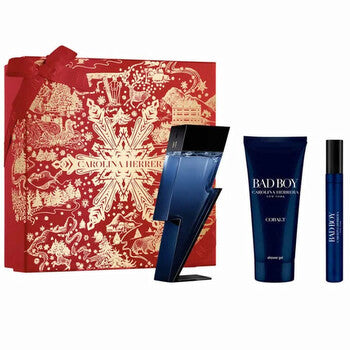 Carolina Herrera Men's Bad Boy Cobalt Gift Set Fragrances (Wholesale) - Luxurious Fragrance Available Online in Hong Kong & China