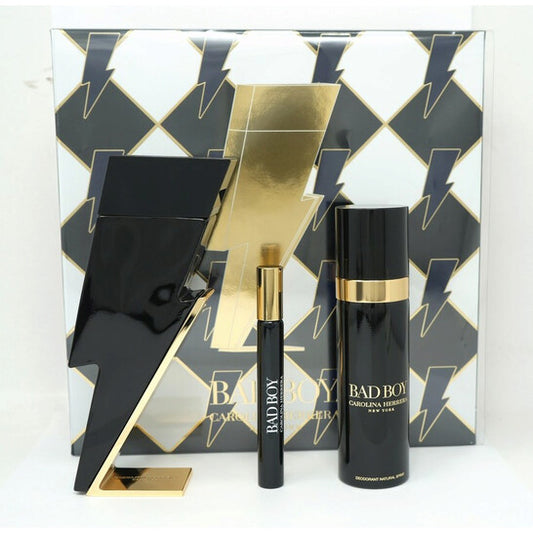Carolina Herrera Men's Bad Boy Gift Set Fragrances - Luxurious Fragrance Available Online in Hong Kong & China