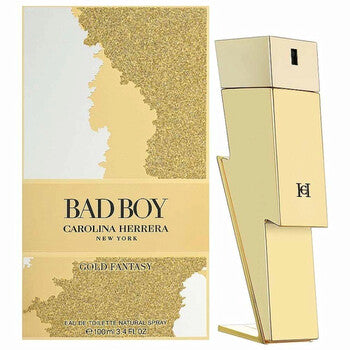 Carolina Herrera Men's Bad Boy Gold Fantasy Limited Edition EDT Spray 3.4 oz (Wholesale) - Luxurious Fragrance Available Online in Hong Kong & China