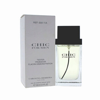 Carolina Herrera Men's Chic EDT Spray 3.4 oz (Tester) - Luxurious Fragrance Available Online in Hong Kong & China