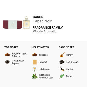 Caron Unisex Tabac Noir EDP Spray 3.4 oz (Wholesale) - Luxurious Fragrance Available Online in Hong Kong & China