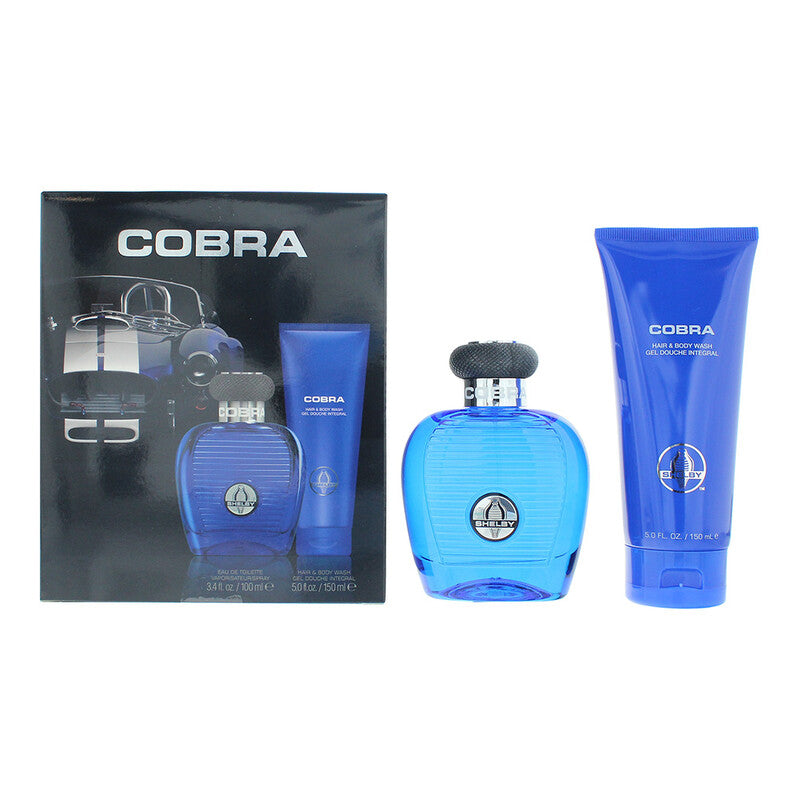 Carroll Shelby Men's Cobra Blue Gift Set Fragrances (Wholesale) - Luxurious Fragrance Available Online in Hong Kong & China