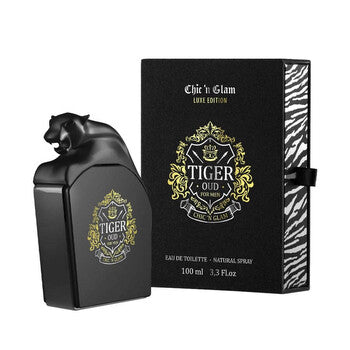 Chic 'N Glam Men's Luxe Edition Tiger Oud EDP Spray 3.4 oz - Luxurious Fragrance Available Online in Hong Kong & China