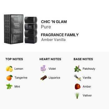 Chic 'N Glam Men's Pure EDT 3.4 oz (Wholesale) - Luxurious Fragrance Available Online in Hong Kong & China