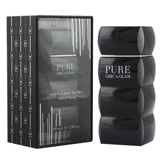 Chic 'N Glam Men's Pure EDT 3.4 oz Fragrances (Wholesale) - Luxurious Fragrance Available Online in Hong Kong & China