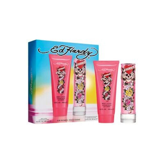 Christian Audigier Ladies Ed Hardy Gift Set Fragrances - Luxurious Fragrance Available Online in Hong Kong & China
