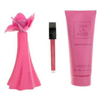 Christian Siriano Ladies Ooh La Rose Gift Set Fragrances (Wholesale) - Luxurious Fragrance Available Online in Hong Kong & China