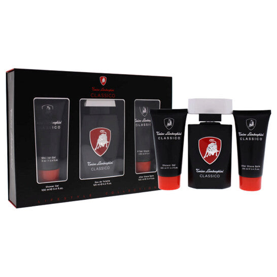 Tonino Lamborghini Classico by Tonino Lamborghini for Men - 3 Pc Gift Set 4.2oz EDT Spray, 3.4oz Shower Gel, 3.4oz After Shave Balm (Wholesale) - Luxurious Fragrance Available Online in Hong Kong & China