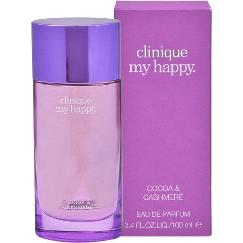 Clinique Ladies My Happy Cocoa & Cashmere EDP Spray 3.4 oz Fragrances (Wholesale) - Luxurious Fragrance Available Online in Hong Kong & China