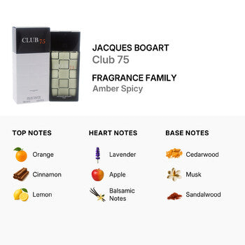 Jacques Bogart Club 75 by Jacques Bogart for Men - 3.33 oz EDT Spray (Wholesale) - Luxurious Fragrance Available Online in Hong Kong & China