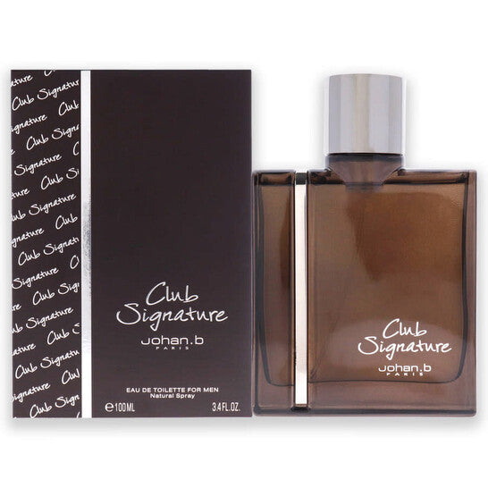 Johan B Club Signature by Johan B for Men - 3.4 oz EDT Spray - Luxurious Fragrance Available Online in Hong Kong & China