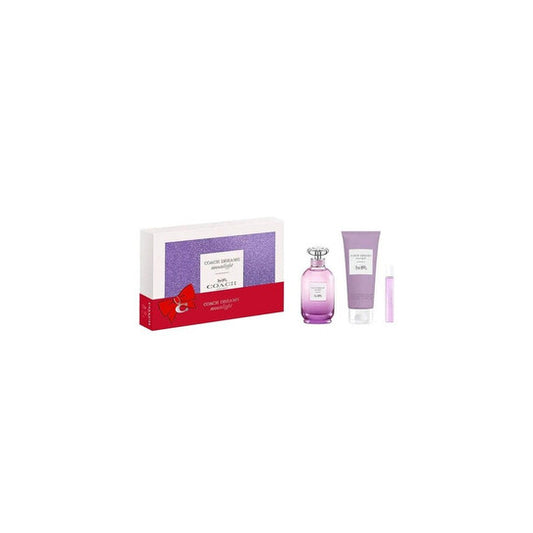 Coach Dreams Moonlight 3 Pcs Set For Women:  3 Oz Eau De Parfum Spray + 0.25 Eau De Parfum Spray + 3.3 Body Lotion - Luxurious Fragrance Available Online in Hong Kong & China