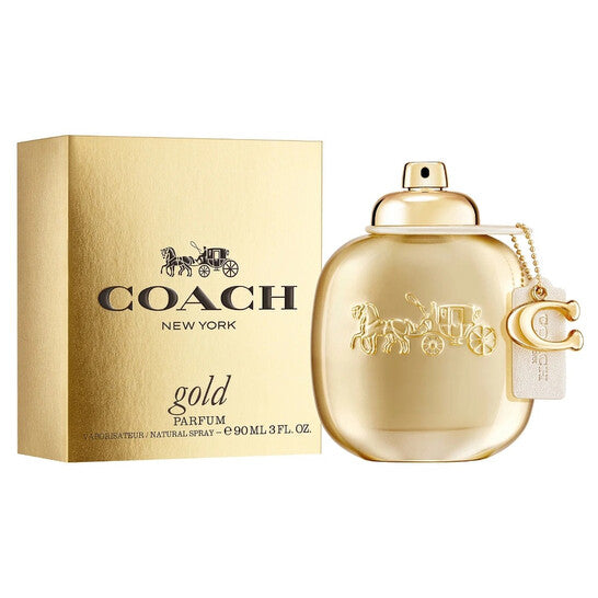 Coach Ladies Gold Parfum 3.0 oz Fragrances (Wholesale) - Luxurious Fragrance Available Online in Hong Kong & China
