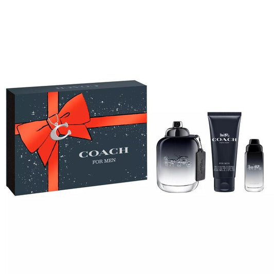 Coach Men's Coach New York 3pcs EDT Gift Set Fragrances - Luxurious Fragrance Available Online in Hong Kong & China