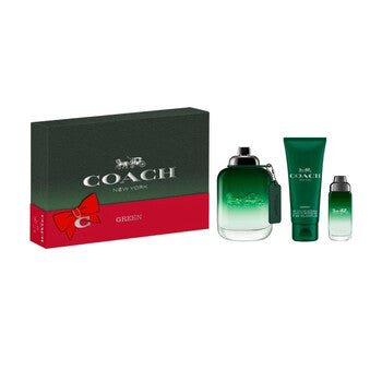 Coach Men's Green 3pcs EDT Gift Set Fragrances (Wholesale) - Luxurious Fragrance Available Online in Hong Kong & China