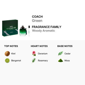 Coach Men's Green Gift Set - Luxurious Fragrance Available Online in Hong Kong & China