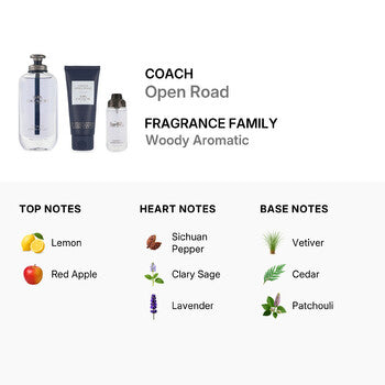 Coach Men's Open Road Gift Set - Luxurious Fragrance Available Online in Hong Kong & China