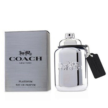 Coach Men's Platinum EDP Spray 2 oz (60 ml) - Luxurious Fragrance Available Online in Hong Kong & China