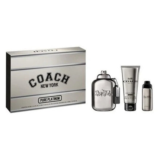 Coach Men's Pure Platinum Gift Set Fragrances (Wholesale) - Luxurious Fragrance Available Online in Hong Kong & China