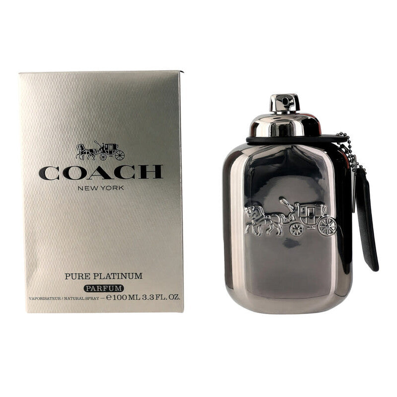 Coach Men's Pure Platinum Parfum 3.3 oz Fragrances (Wholesale) - Luxurious Fragrance Available Online in Hong Kong & China