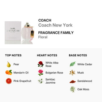 Coach New York / Coach EDT Spray 3.0 oz (90 ml) (w) - Luxurious Fragrance Available Online in Hong Kong & China