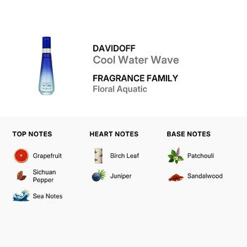 Davidoff Cool Water Wave / Davidoff EDT Spray 1.7 oz (w) (Wholesale) - Luxurious Fragrance Available Online in Hong Kong & China
