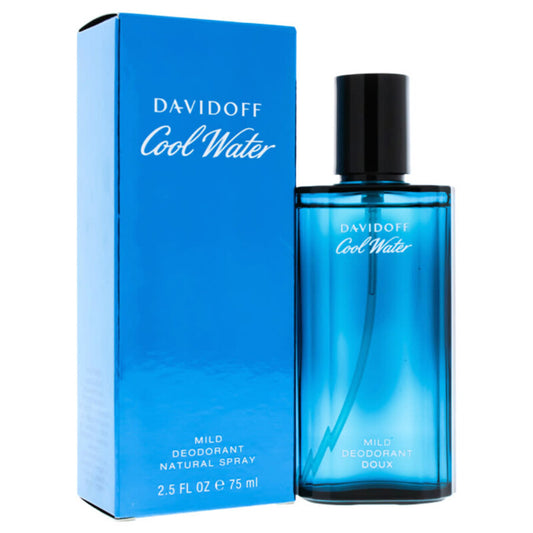 Davidoff Coolwater Men by Davidoff Deodorant Spray Glass 2.5 oz (m) - Luxurious Fragrance Available Online in Hong Kong & China