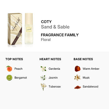 Coty Ladies Sand & Sable EDC Spray 2 oz - Luxurious Fragrance Available Online in Hong Kong & China