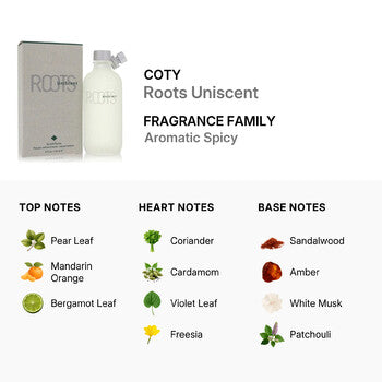Coty Unisex Roots Uniscent EDT Spray 4.0 oz (Wholesale) - Luxurious Fragrance Available Online in Hong Kong & China