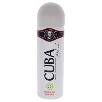 Cuba Black by Cuba for Men - 6.6 oz Body Spray - Luxurious Fragrance Available Online in Hong Kong & China