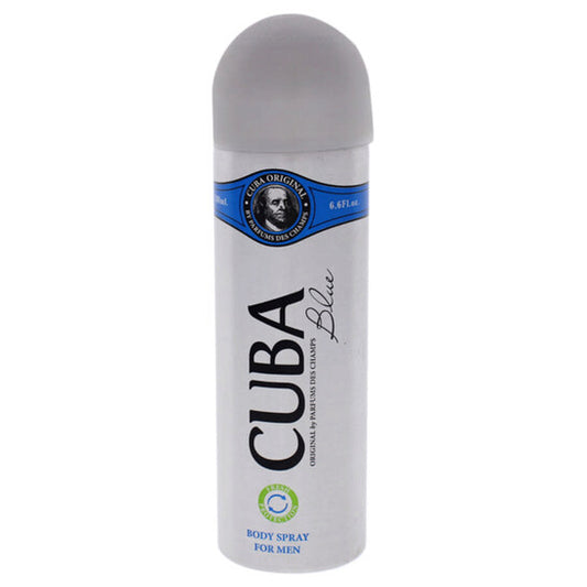 Cuba Men's Blue Body Spray 6.6 oz Fragrances (Wholesale) - Luxurious Fragrance Available Online in Hong Kong & China