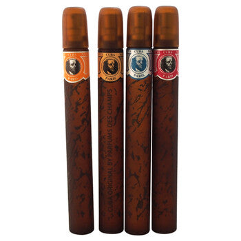 Cuba by Cuba for Men - 4 PC Gift Set 1.17oz cuba gold,1.17oz cuba blue, 1.17oz cuba red, 1.17oz cuba orange (Wholesale) - Luxurious Fragrance Available Online in Hong Kong & China