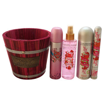 Cuba Heartbreaker by Cuba for Women - 4 Pc Gift Set 3.3oz EDP Spray, 1.7oz EDP Spray, 6.6oz Body Spray, 6.6oz Body Splash - Luxurious Fragrance Available Online in Hong Kong & China