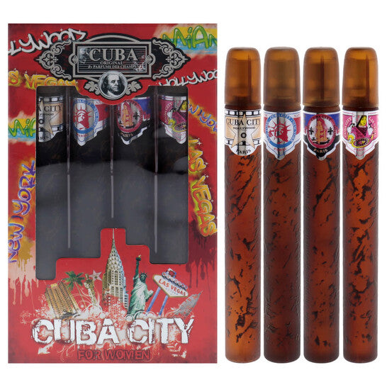 Cuba Ladies Cuba City Gift Set Fragrances - Luxurious Fragrance Available Online in Hong Kong & China